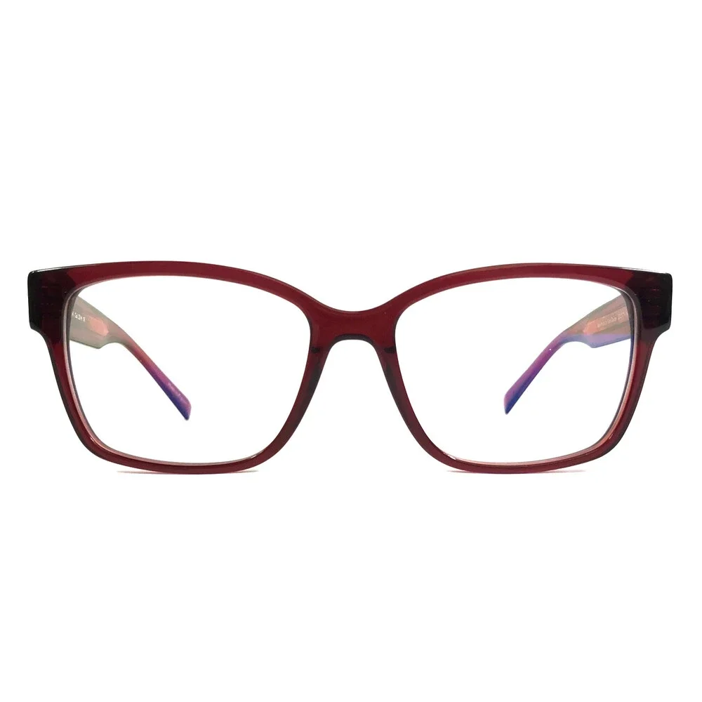 Tom Davies Eyeglasses Frames TD774 Col. 2314 Clear Red Blue Cat Eye 53-17-140